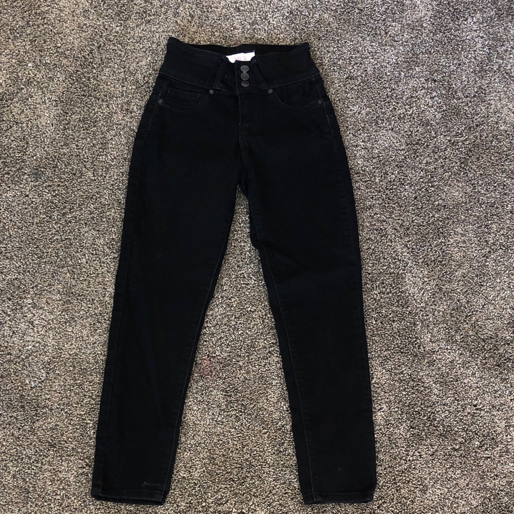 High-Waisted Black Women Jeans